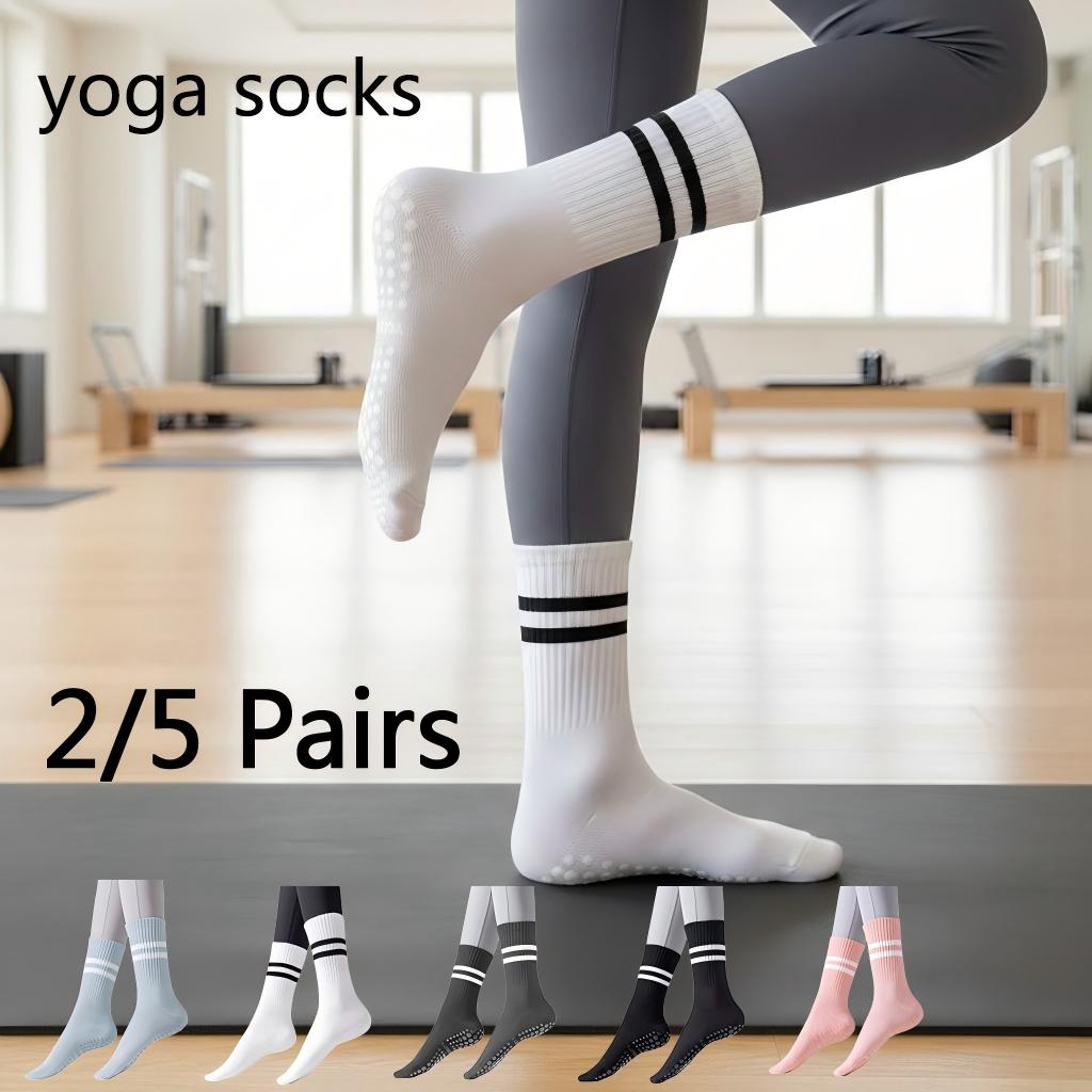 Women Non Slip Yoga Socks, Gri - Pilate Yoga Workout 评论和价格
