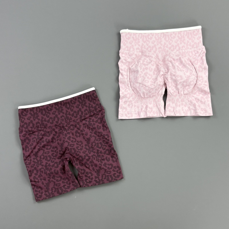 HISTELLO Gym Shorts Leopard Pr - Pilate Yoga Workout 评论和价格