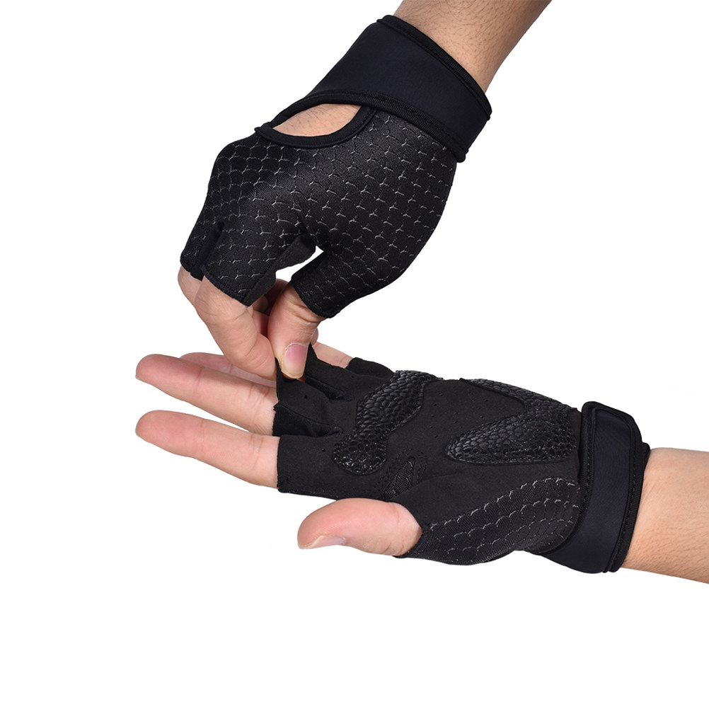 1Pair Fitness Gloves Half Fing - Pilate Yoga Workout 评论和价格